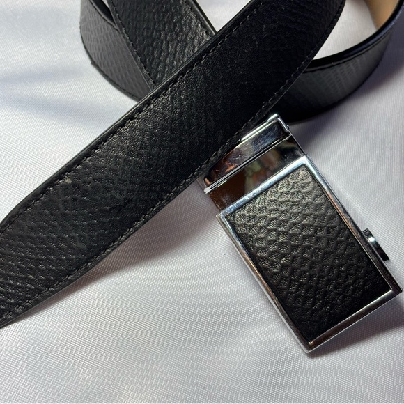 NEXBELT Men’s Go-In Black Genuine Leather Ratchet Buckle Belt Custom - Picture 2 of 16